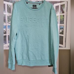 Buffalo David Bitton Men's Teal Sweater